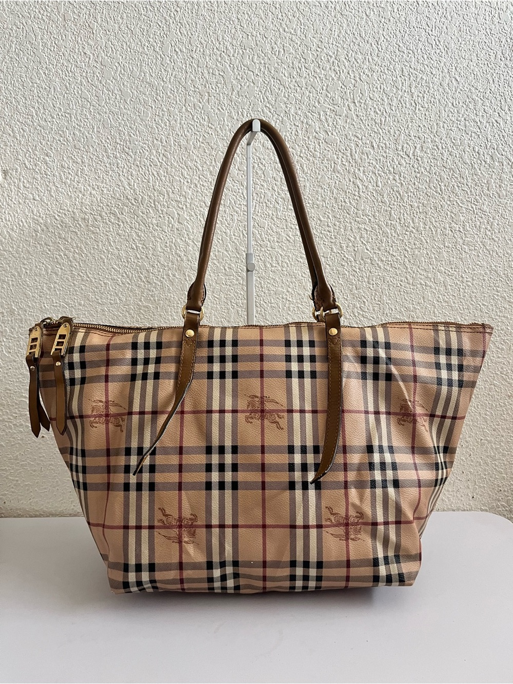 Burberry Haymarket Canterbury tote bag
